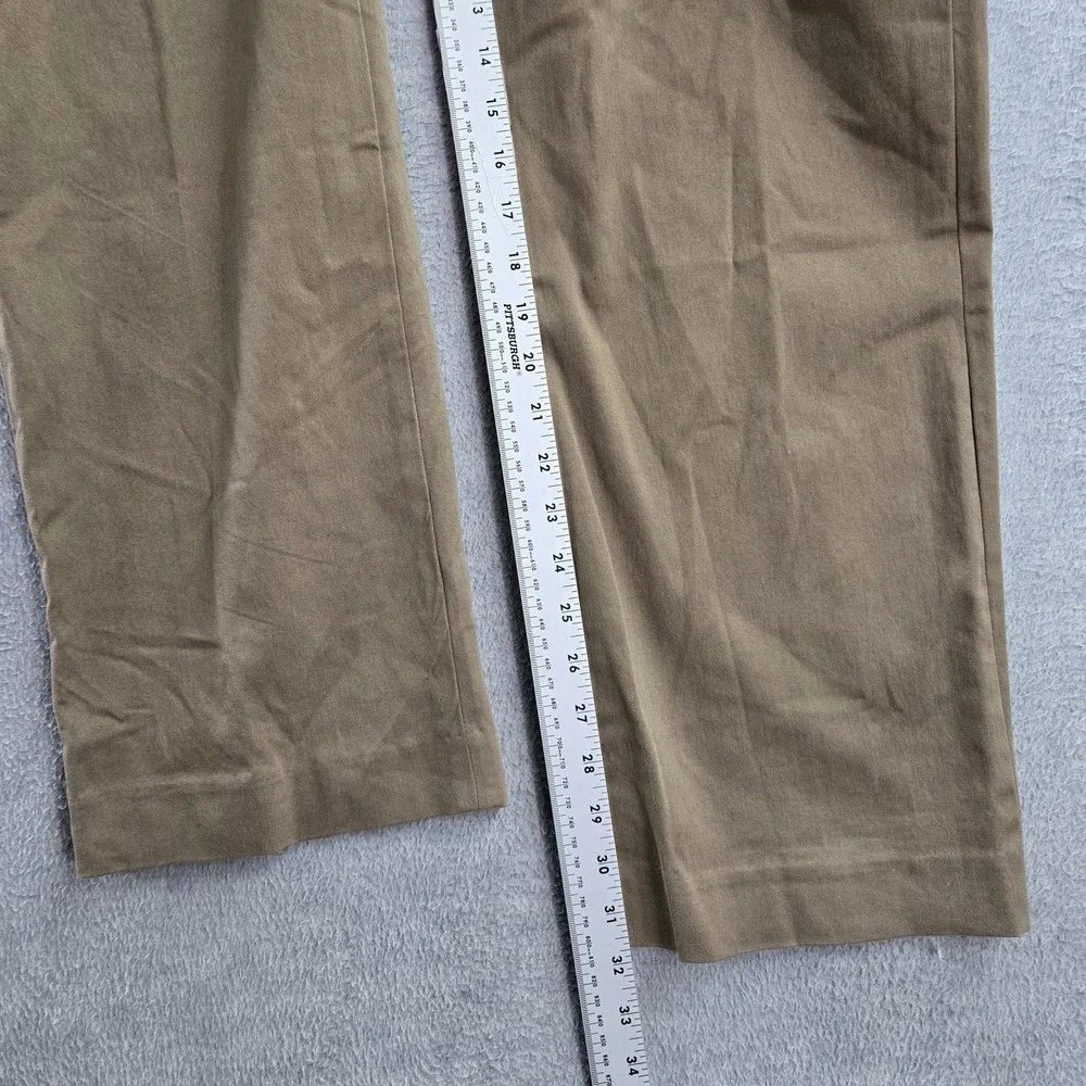 Banana Republic Men‎ Pants 33X32 Brown Straight Dress Chino Mid Rise Pockets